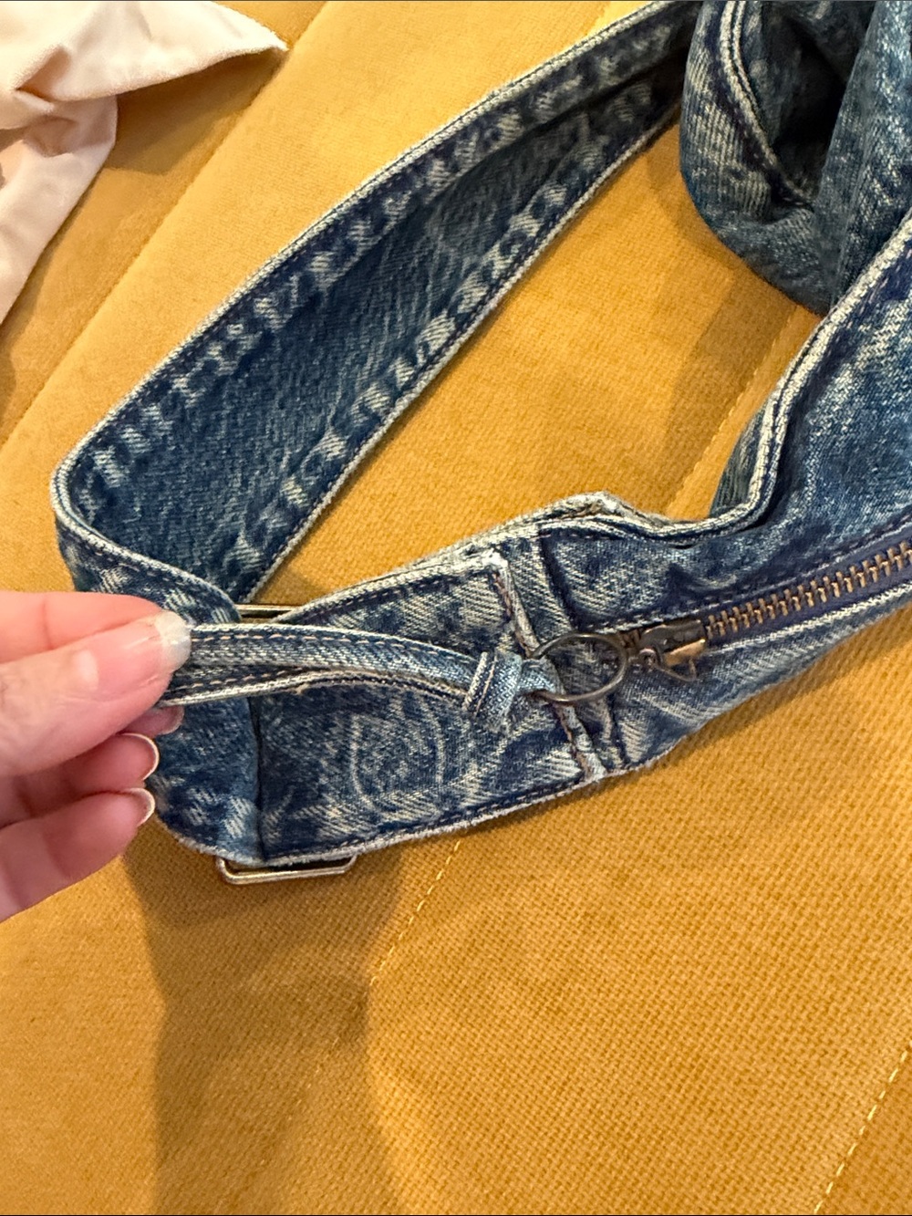 Spell Road Trip Denim Bandana Hobo Bag - Picture 5 of 9